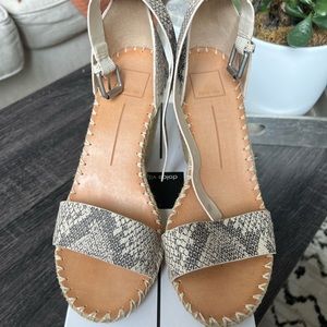 Dolce Vita Noor Snake Print Wedges